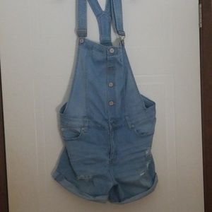 Brand new Denim short suspenders